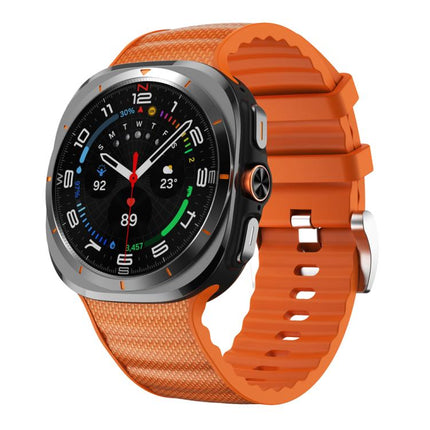 Solid Color Sports Silicone Watch Band, For Samsung Galaxy Watch Ultra 47mm / Ultra 2025 - DealBuddy