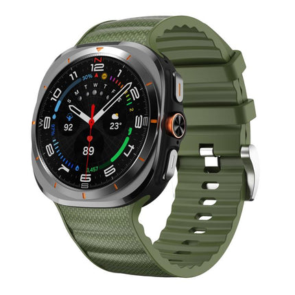 Solid Color Sports Silicone Watch Band, For Samsung Galaxy Watch Ultra 47mm / Ultra 2025 - DealBuddy