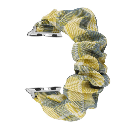 JK Uniform Style Cloth + Stainless Steel Watch Wrist Strap, For Apple Watch Series 7 45mm / 6 & SE & 5 & 4 44mm / 3 & 2 & 1 42mm, For Apple Watch Series 7 41mm / 6 & SE & 5 & 4 40mm / 3 & 2 & 1 38mm - DealBuddy