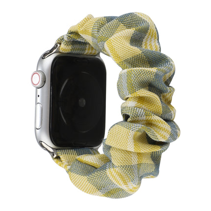 JK Uniform Style Cloth + Stainless Steel Watch Wrist Strap, For Apple Watch Series 7 45mm / 6 & SE & 5 & 4 44mm / 3 & 2 & 1 42mm, For Apple Watch Series 7 41mm / 6 & SE & 5 & 4 40mm / 3 & 2 & 1 38mm - DealBuddy