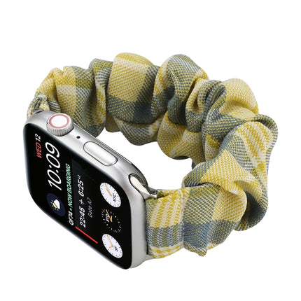 JK Uniform Style Cloth + Stainless Steel Watch Wrist Strap, For Apple Watch Series 7 45mm / 6 & SE & 5 & 4 44mm / 3 & 2 & 1 42mm, For Apple Watch Series 7 41mm / 6 & SE & 5 & 4 40mm / 3 & 2 & 1 38mm - DealBuddy