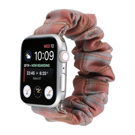 JK Uniform Style Cloth + Stainless Steel Watch Wrist Strap, For Apple Watch Series 7 45mm / 6 & SE & 5 & 4 44mm / 3 & 2 & 1 42mm, For Apple Watch Series 7 41mm / 6 & SE & 5 & 4 40mm / 3 & 2 & 1 38mm - DealBuddy