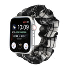 JK Uniform Style Cloth + Stainless Steel Watch Wrist Strap, For Apple Watch Series 7 45mm / 6 & SE & 5 & 4 44mm / 3 & 2 & 1 42mm, For Apple Watch Series 7 41mm / 6 & SE & 5 & 4 40mm / 3 & 2 & 1 38mm - DealBuddy