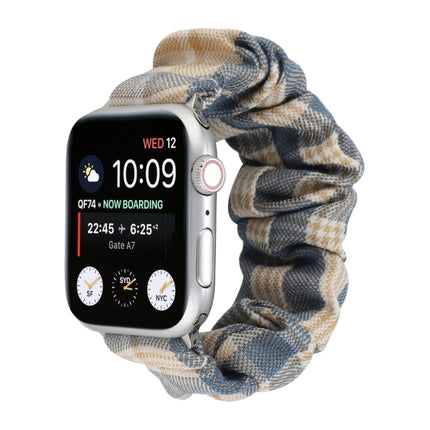 JK Uniform Style Cloth + Stainless Steel Watch Wrist Strap, For Apple Watch Series 7 45mm / 6 & SE & 5 & 4 44mm / 3 & 2 & 1 42mm, For Apple Watch Series 7 41mm / 6 & SE & 5 & 4 40mm / 3 & 2 & 1 38mm - DealBuddy