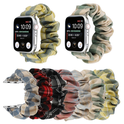 JK Uniform Style Cloth + Stainless Steel Watch Wrist Strap, For Apple Watch Series 7 45mm / 6 & SE & 5 & 4 44mm / 3 & 2 & 1 42mm, For Apple Watch Series 7 41mm / 6 & SE & 5 & 4 40mm / 3 & 2 & 1 38mm - DealBuddy