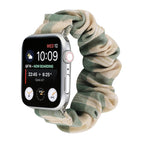 For Apple Watch Series 7 41mm / 6 & SE & 5 & 4 40mm / 3 & 2 & 1 38mm / Beige + Green