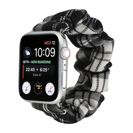 JK Uniform Style Cloth + Stainless Steel Watch Wrist Strap, For Apple Watch Series 7 45mm / 6 & SE & 5 & 4 44mm / 3 & 2 & 1 42mm, For Apple Watch Series 7 41mm / 6 & SE & 5 & 4 40mm / 3 & 2 & 1 38mm - DealBuddy