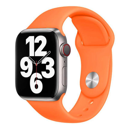xDfind Solid Color Silicone Sports Watch Band, For Apple Watch 46mm / 49mm / 45mm / 44mm, For Apple Watch 42mm / 41mm / 40mm / 38mm - DealBuddy