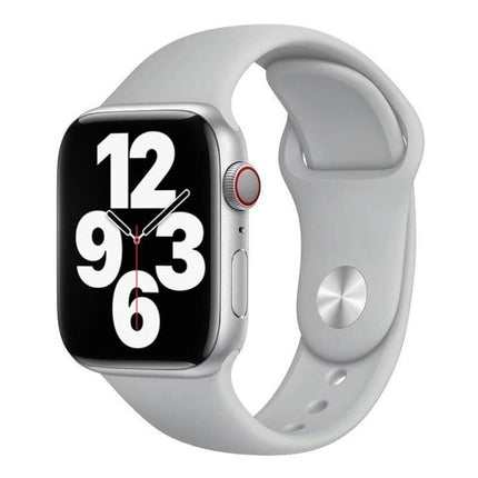 xDfind Solid Color Silicone Sports Watch Band, For Apple Watch 46mm / 49mm / 45mm / 44mm, For Apple Watch 42mm / 41mm / 40mm / 38mm - DealBuddy