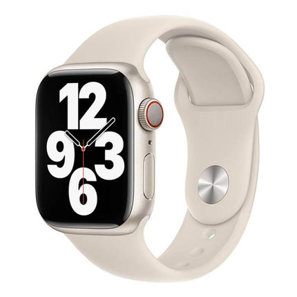 xDfind Solid Color Silicone Sports Watch Band, For Apple Watch 46mm / 49mm / 45mm / 44mm, For Apple Watch 42mm / 41mm / 40mm / 38mm - DealBuddy