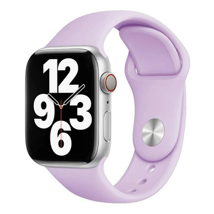 xDfind Solid Color Silicone Sports Watch Band, For Apple Watch 46mm / 49mm / 45mm / 44mm, For Apple Watch 42mm / 41mm / 40mm / 38mm - DealBuddy