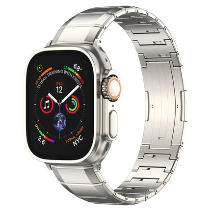One-Bead Pure Titanium Buckle Watch Band