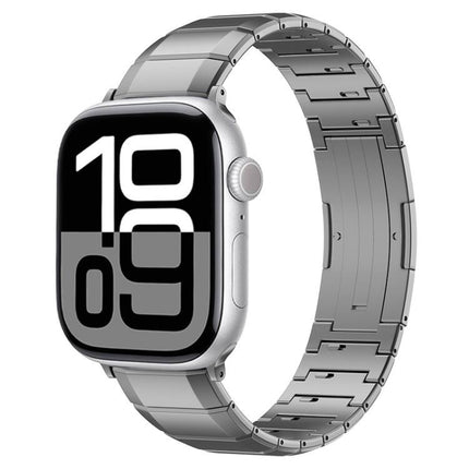 One-Bead Pure Titanium Buckle Watch Band, For Apple Watch 46mm / 49mm / 45mm / 44mm, For Apple Watch 42mm / 41mm / 40mm / 38mm - DealBuddy