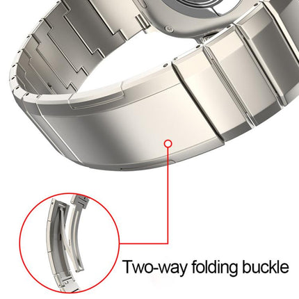 One-Bead Pure Titanium Buckle Watch Band, For Apple Watch 46mm / 49mm / 45mm / 44mm, For Apple Watch 42mm / 41mm / 40mm / 38mm - DealBuddy