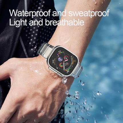One-Bead Pure Titanium Buckle Watch Band, For Apple Watch 46mm / 49mm / 45mm / 44mm, For Apple Watch 42mm / 41mm / 40mm / 38mm - DealBuddy