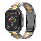 For Apple Watch 46mm / 49mm / 45mm / 44mm / Grey Gold