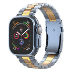 For Apple Watch 46mm / 49mm / 45mm / 44mm / Blue Gold