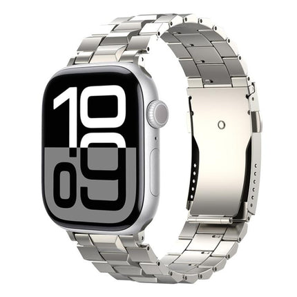 T-shaped Turtle Buckle Detachable Titanium Watch Band, For Apple Watch 46mm / 49mm / 45mm / 44mm, For Apple Watch 42mm / 41mm / 40mm / 38mm - DealBuddy