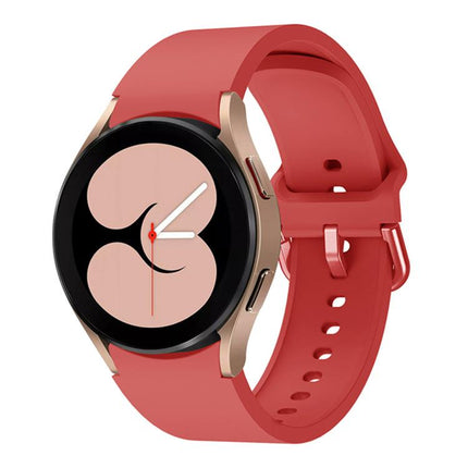 xDfind Solid Color Colorful Buckle Quick Release Silicone Watch Band, For Samsung Galaxy Watch7 / Watch FE 40mm, For Samsung Galaxy Watch6 / Watch6 Classic, For Samsung Galaxy Watch5 / Watch5 Pro, For Samsung Galaxy Watch4 / Watch4 Classic - DealBuddy