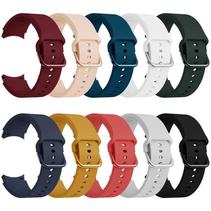 xDfind Solid Color Colorful Buckle Quick Release Silicone Watch Band