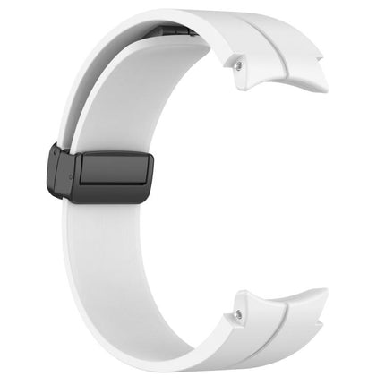 xDfind Fold Magnetic Black Buckle Silicone Watch Band - DealBuddy