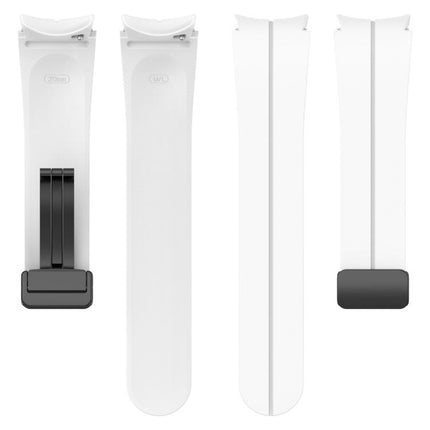 xDfind Fold Magnetic Black Buckle Silicone Watch Band - DealBuddy