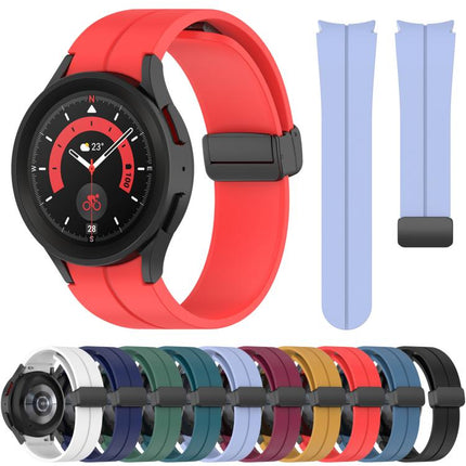 xDfind Fold Magnetic Black Buckle Silicone Watch Band - DealBuddy