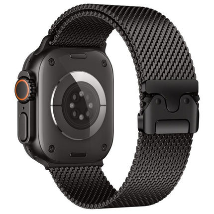 xDfind Umbrella Buckle Fine Mesh Milanese Stainless Steel Watch Band