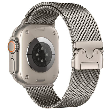 xDfind Umbrella Buckle Fine Mesh Milanese Stainless Steel Watch Band