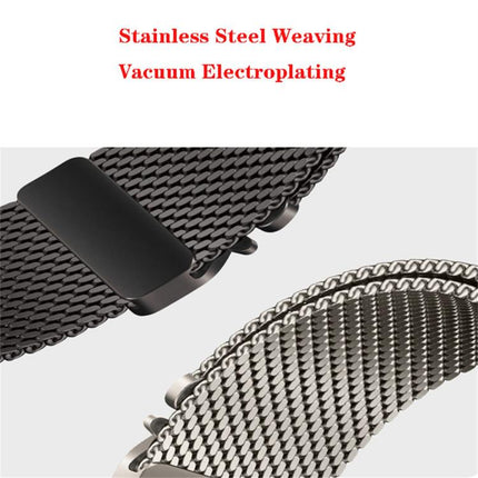 xDfind Umbrella Buckle Fine Mesh Milanese Stainless Steel Watch Band