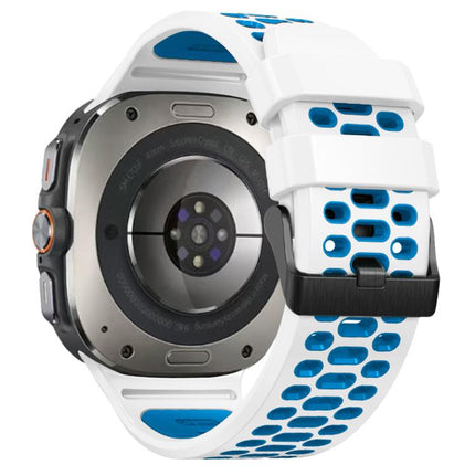 Two Color Silicone Breathable Watch Band