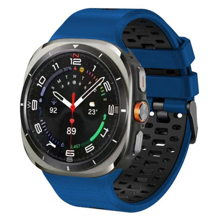 Two Color Silicone Breathable Watch Band