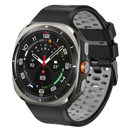 Two Color Silicone Breathable Watch Band