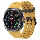 Dual Buckle Colorful Dots Silicone Watch Band