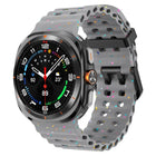 Dual Buckle Colorful Dots Silicone Watch Band