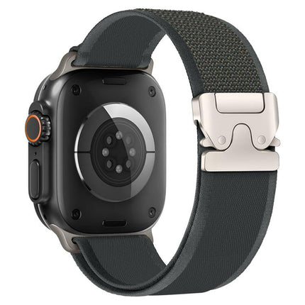 xDfind Titanium Buckle Snap Button Loop Nylon Watch Band