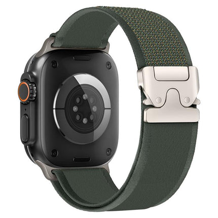 xDfind Titanium Buckle Snap Button Loop Nylon Watch Band