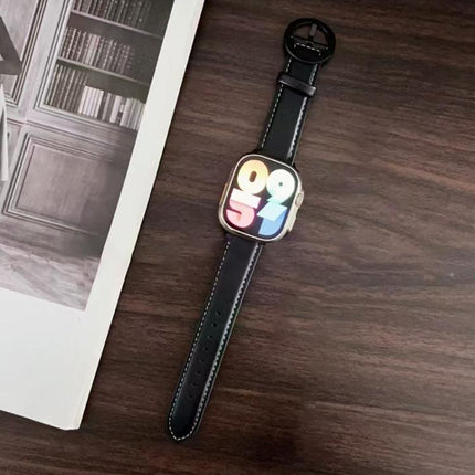 xDfind Round Buckle Leather Watch Band - DealBuddy