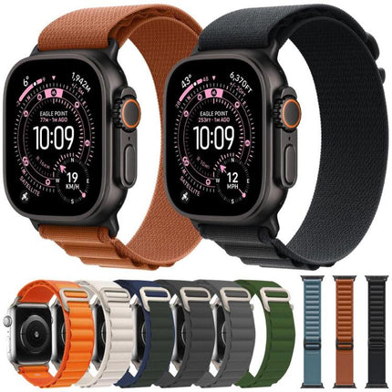 xDfind Aline Nylon Loop Watch Band, For Apple Watch 46mm / 49mm / 45mm / 44mm, For Apple Watch 42mm / 41mm / 40mm / 38mm - DealBuddy