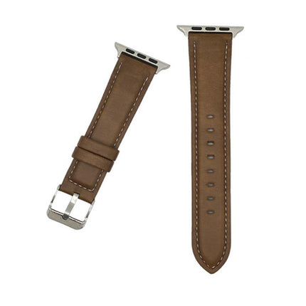 xDfind Crazy Horse Texture Leather Watch Band - DealBuddy