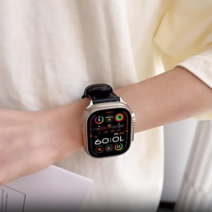 xDfind Crazy Horse Texture Leather Watch Band - DealBuddy