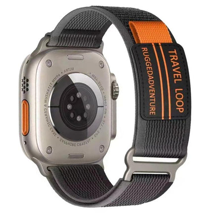 xDfind Double Section Metal Buckle Loop Nylon Braided Watch Band - DealBuddy