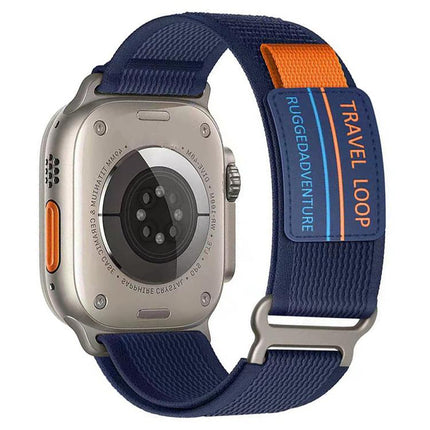 xDfind Double Section Metal Buckle Loop Nylon Braided Watch Band - DealBuddy