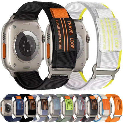 xDfind Double Section Metal Buckle Loop Nylon Braided Watch Band - DealBuddy