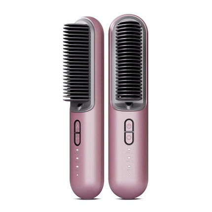 K-SKIN KD382S Negative Ion Hair Care Type-C Wireless Hair Straightening Comb, KD382S (Black), KD382S (Purple) - DealBuddy