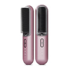 K-SKIN KD382S Negative Ion Hair Care Type-C Wireless Hair Straightening Comb, KD382S (Black), KD382S (Purple) - DealBuddy