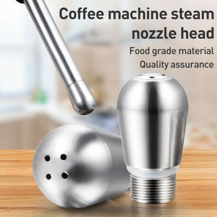Stainless Steel Milk Frother Coffee Machine Steam Nozzle, For Barsetto, 3-hole, For Barsetto, 4-hole, For Delonghi 9 Serie, Single-hole, For Delonghi 9 Serie, 3-hole, For Delonghi Stainless Steel, For Gemilai, 3-hole, For Gaggia, 3-hole - DealBuddy