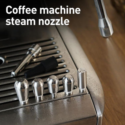 Stainless Steel Milk Frother Coffee Machine Steam Nozzle, For Barsetto, 3-hole, For Barsetto, 4-hole, For Delonghi 9 Serie, Single-hole, For Delonghi 9 Serie, 3-hole, For Delonghi Stainless Steel, For Gemilai, 3-hole, For Gaggia, 3-hole - DealBuddy