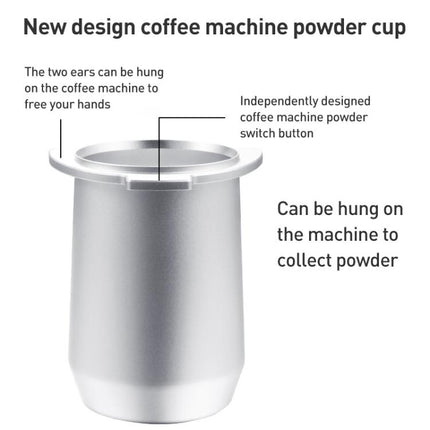 54mm Coffee Machine Handle Dosing Cup Mug Coffee Powder Feeder For Breville 8 Series