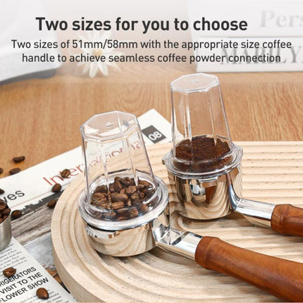Thickened PC Dosing Cup for Coffee Grinder, 51mm